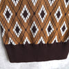 Argyle Knitted Vest