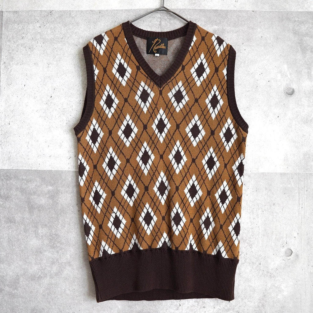 Argyle Knitted Vest