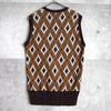 Argyle Knitted Vest