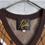 Argyle Knitted Vest - NEWSED