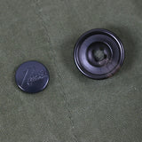 リビルド バイ ニードルズ ARMY TENT BAL COLLAR COAT ワックスコットン 再構築 比翼仕立て ロゴ入りボタン 襟コーデュロイ モッズコート カーキ XS メンズ - NEWSED