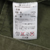 リビルド バイ ニードルズ ARMY TENT BAL COLLAR COAT ワックスコットン 再構築 比翼仕立て ロゴ入りボタン 襟コーデュロイ モッズコート カーキ XS メンズ