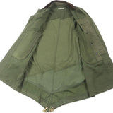 リビルド バイ ニードルズ ARMY TENT BAL COLLAR COAT ワックスコットン 再構築 比翼仕立て ロゴ入りボタン 襟コーデュロイ モッズコート カーキ XS メンズ - NEWSED