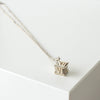 Atlas Cube Silver Necklace