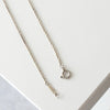 Atlas Cube Silver Necklace