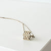 Atlas Cube Silver Necklace