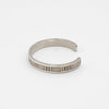 Atlas Silver Bangle