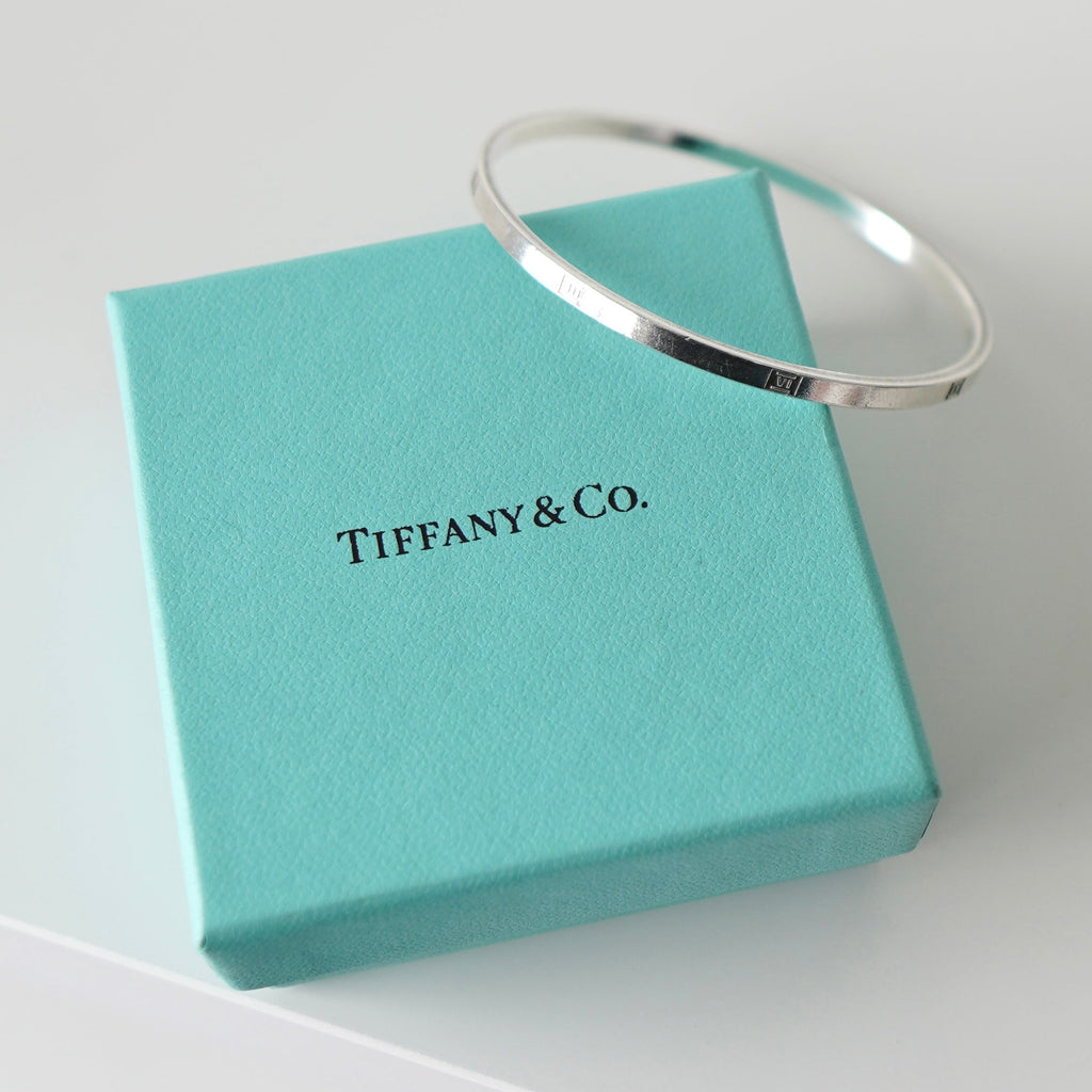 Atlas Silver Bangle