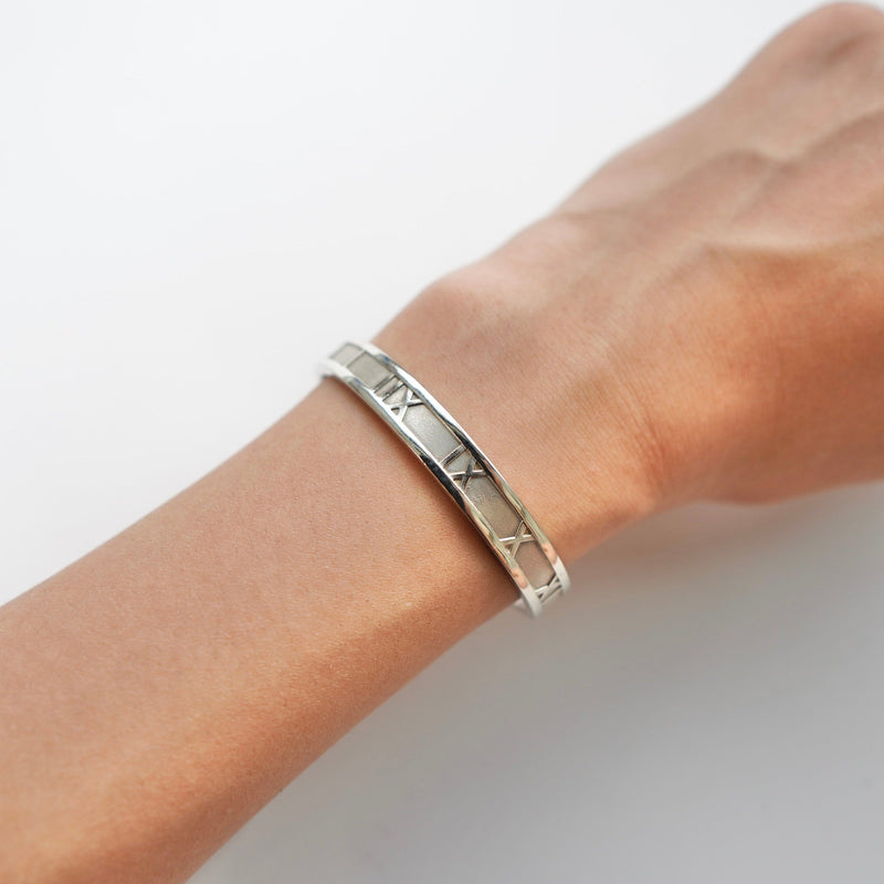 Atlas Silver Bangle - NEWSED