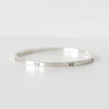 Atlas Silver Bangle