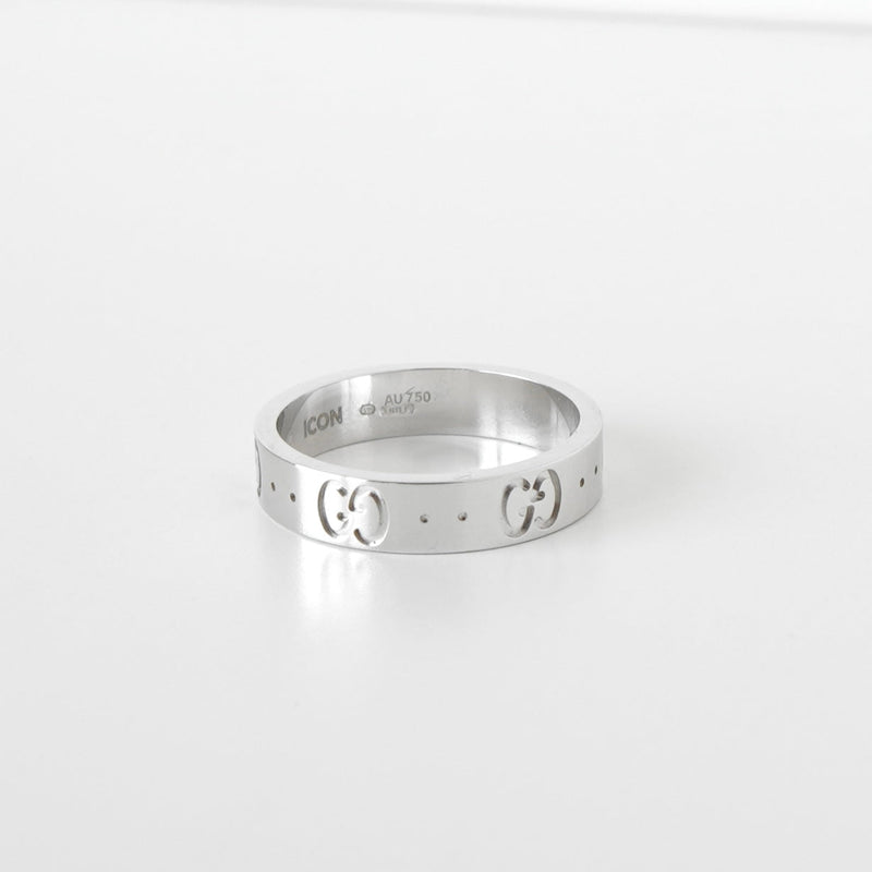 グッチ　ジェムストーン　アイコンリング　L × Au750　10号 グッチ ジェムストーン アイコン 色石 リング 750(YG)×メタル 16 AB