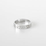 グッチ アイコン AU750 18金 ホワイトゴールド WG 指輪 リング 10号 - NEWSED