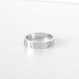 グッチ アイコン AU750 18金 ホワイトゴールド WG 指輪 リング 10号 - NEWSED