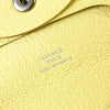 Hermès Bastia Chevre B 字样零钱包，黄色