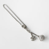 シャネル ココマーク ボール ブレスレット ラインストーン シルバー B12/C - NEWSED