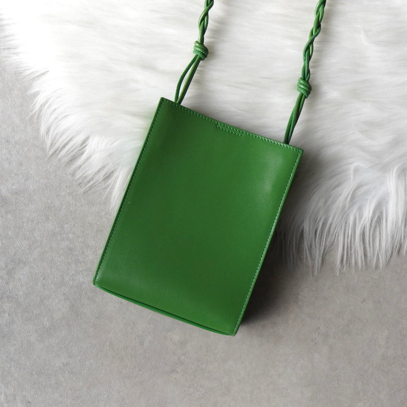 ジルサンダー タングル スモール レザー ショルダーバッグ グリーン