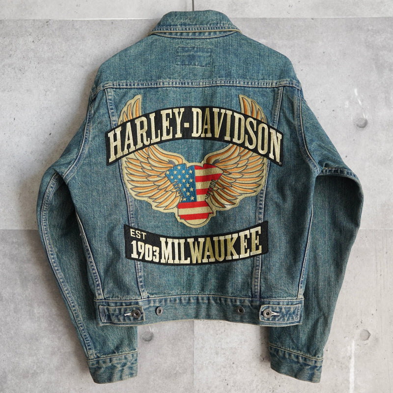 Back Logo Denim Jacket - NEWSED