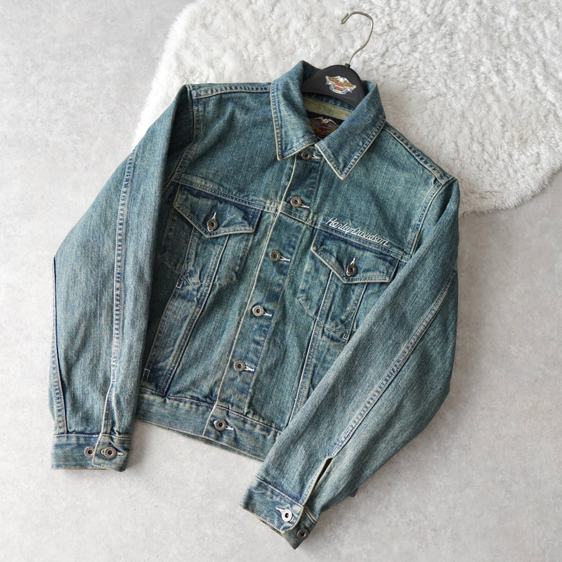 Back Logo Denim Jacket - NEWSED