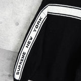 Back Stripe Sweater シュプリーム ウール ニット ブラック - NEWSED