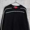 Back Stripe Sweater シュプリーム ウール ニット ブラック