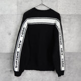 Back Stripe Sweater シュプリーム ウール ニット ブラック - NEWSED