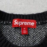 Back Stripe Sweater シュプリーム ウール ニット ブラック - NEWSED
