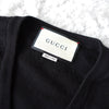 Balance Logo Embroidery V-neck Wool Sweater｜Made in Italy