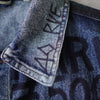 BALENCIAGA 2018AW Graffiti Denim Jacket