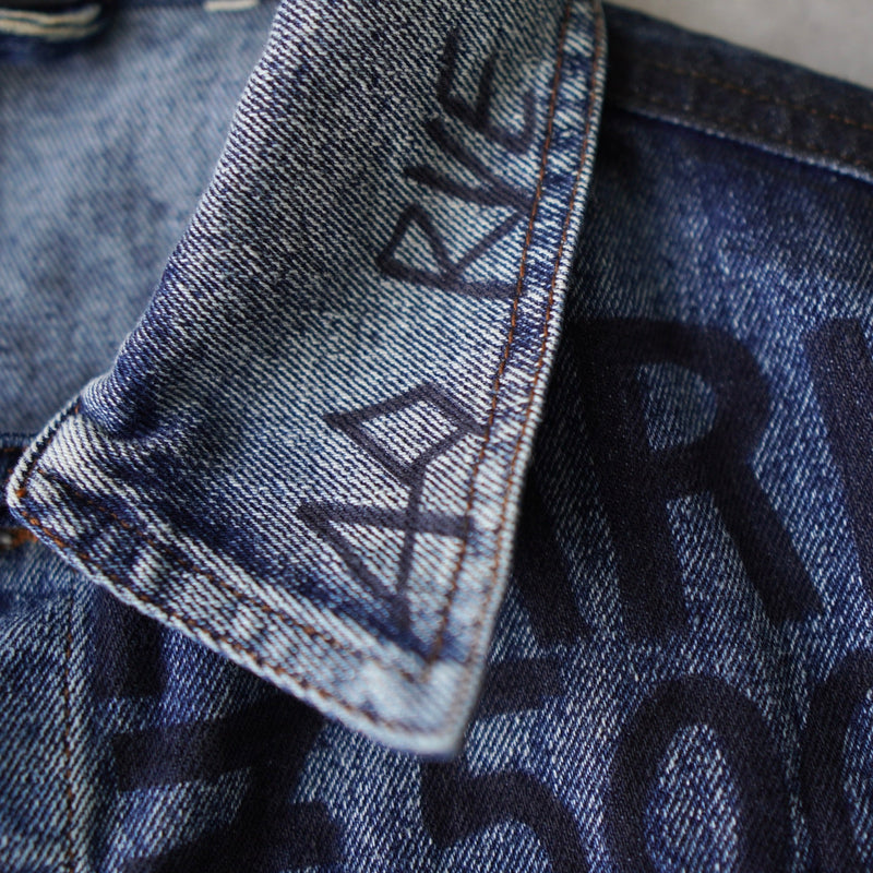 BALENCIAGA 2018AW Graffiti Denim Jacket - NEWSED