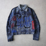 BALENCIAGA 2018AW Graffiti Denim Jacket - NEWSED