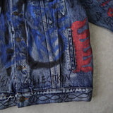 BALENCIAGA 2018AW Graffiti Denim Jacket - NEWSED
