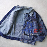 BALENCIAGA 2018AW Graffiti Denim Jacket - NEWSED