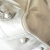 BALENCIAGA 巨型工装皮革手袋（白灰色）