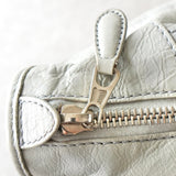 BALENCIAGA バレンシアガ ジャイアントワーク レザー ハンドバッグ ホワイトグレー - NEWSED
