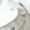BALENCIAGA 巨型工装皮革手袋（白灰色）