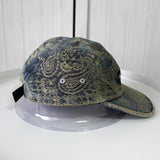 Bandana Jacquard Denim Camp Cap シュプリーム ジャガード キャップ ブルー - NEWSED