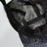 Bandana Jacquard Denim Camp Cap シュプリーム ジャガード キャップ ブルー - NEWSED