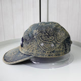 Bandana Jacquard Denim Camp Cap シュプリーム ジャガード キャップ ブルー - NEWSED