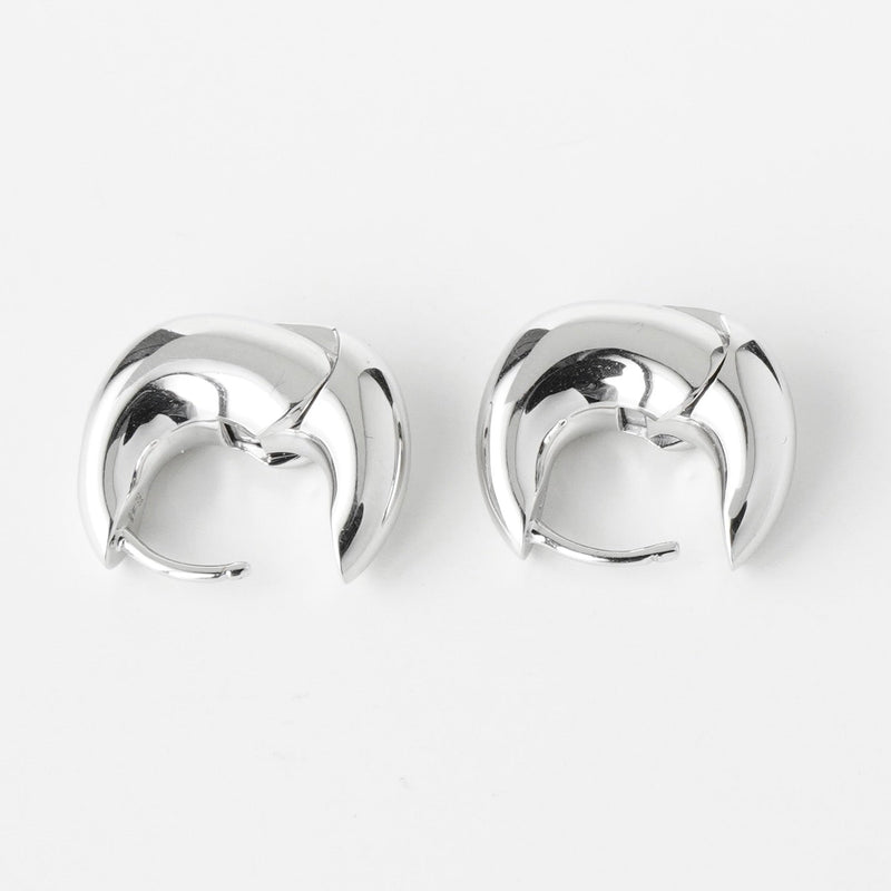 トムウッド Bao Hoops Small シルバー ピアス 未使用品 保存袋付き - NEWSED