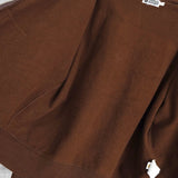アベイシングエイプ (B)APE SOUNDS LOGO ZIP HOODIE プリント パーカー ブラウン - NEWSED
