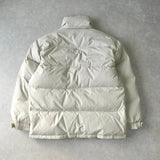 バレンシアガ ヴィンテージ BBロゴ ダウンジャケット アイボリー - NEWSED