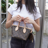 ルイ ヴィトン モノグラム ネヴァーフルBB 2way ハンドバッグ ショルダーバッグ ブラウン M46705 - NEWSED