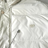 バレンシアガ ヴィンテージ BBロゴ ダウンジャケット アイボリー - NEWSED