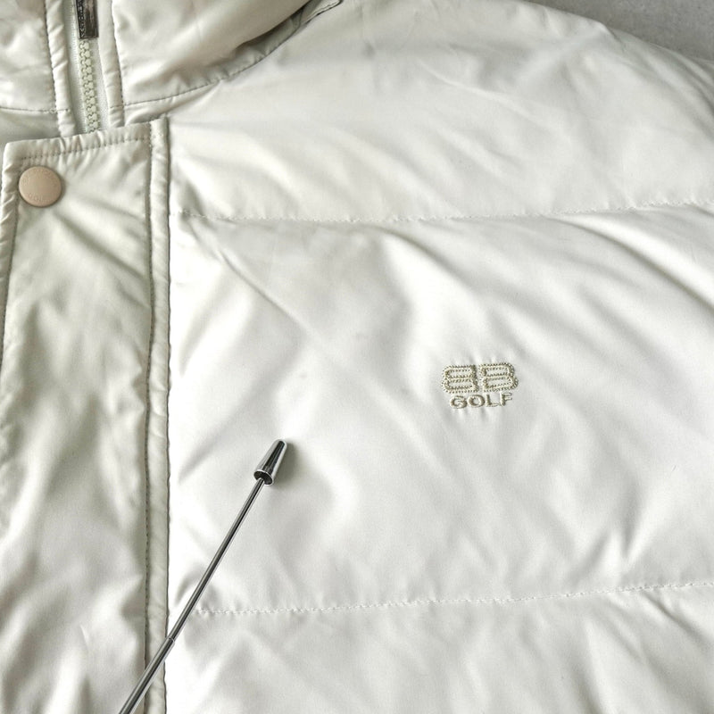 バレンシアガ ヴィンテージ BBロゴ ダウンジャケット アイボリー - NEWSED