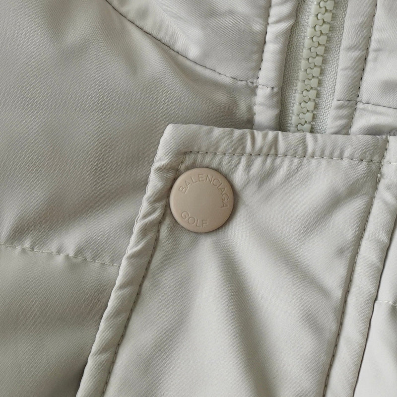 バレンシアガ ヴィンテージ BBロゴ ダウンジャケット アイボリー - NEWSED