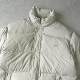 バレンシアガ ヴィンテージ BBロゴ ダウンジャケット アイボリー - NEWSED