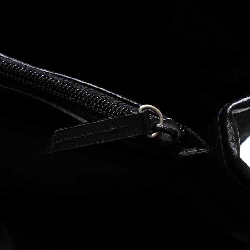 バレンシアガ BBロゴ キャンバス / レザー ハンドバッグ ブラック - NEWSED