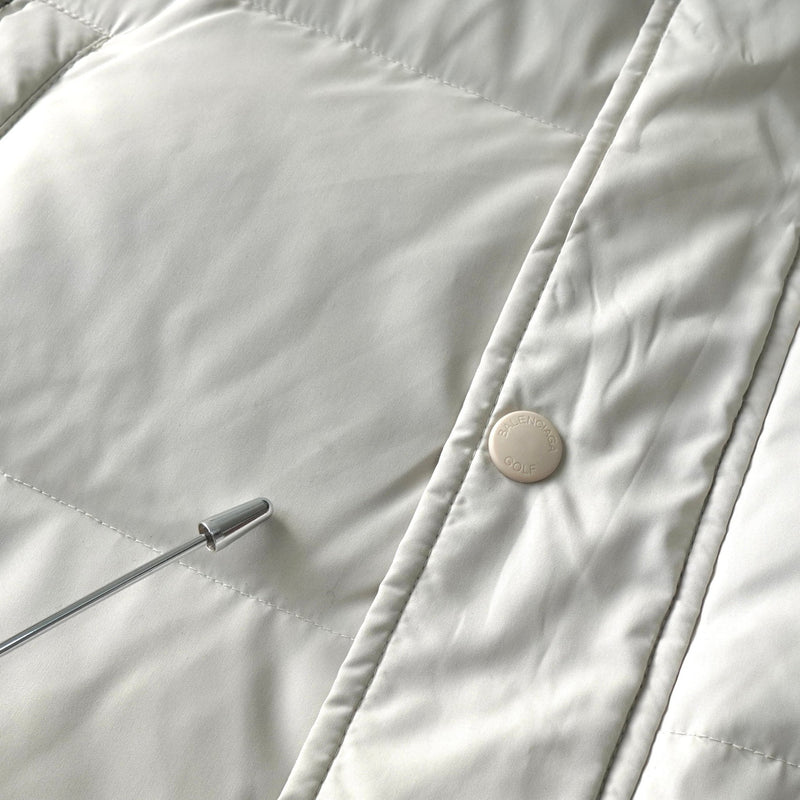 バレンシアガ ヴィンテージ BBロゴ ダウンジャケット アイボリー - NEWSED