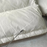 バレンシアガ ヴィンテージ BBロゴ ダウンジャケット アイボリー - NEWSED