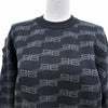 バレンシアガ BBモノグラム 長袖 ニット ブラック M レディース